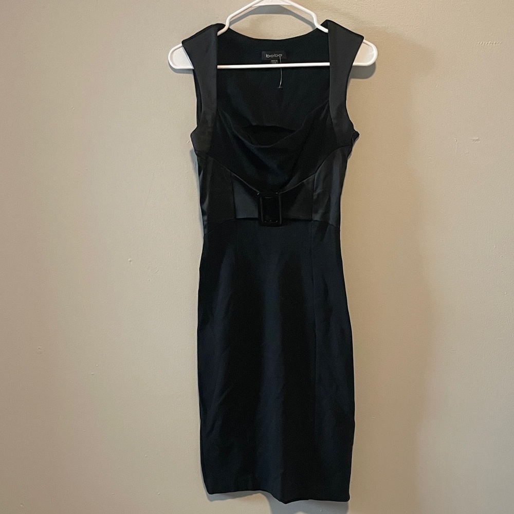 Bebe Elegant Black Sleeveless Dress